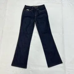 【美品】カルバンクラインジーンズ デニムパンツ W27 L34 リジッド 濃紺のサムネイル