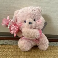 ディズニーストア プーさん ぬいぐるみキーホルダーキーチェーン SAKURA