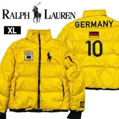 【訳あり品】ラルフローレン　ビックポニー　ダウンジャケット　ドイツ　イエロー