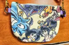[ポーチ]Disneyアラジン　ジャスミン　ジーニー　スマホショルダーのサムネイル