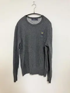 【ポロベア】Polo Ralph Lauren グレー セーター ウール