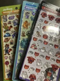 ボンボンドロップシール ズートピア　ベイマックスmini モンスターズインクのサムネイル