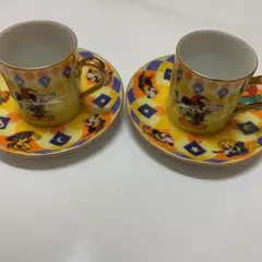 ディズニー カップ＆ソーサー 2客セット