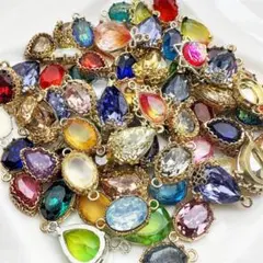 多色デコレーションパーツ ランダム30個セット