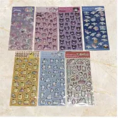 【新品未使用】　翌日発送　ダイソー　サンリオ コラボ　ぷくっとシールセット