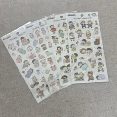 セリア　デザインシール　こども　赤ちゃん　4点セット