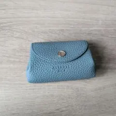 二つ折り財布 ブルー