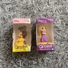 ディズニープリンセス Q posket ベル、ラプンツェル 2体セット