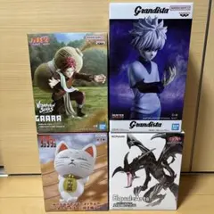 プライズフィギュア まとめ売り H×H ナルト ダンダダン　遊戯王　4点セット