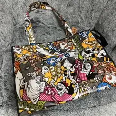 ゲゲゲの鬼太郎 総柄 ビニール バッグ