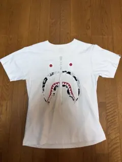 A BATHING APE シャーク Tシャツ ホワイト M
