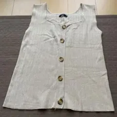 レディース　トップス　タンクトップ　ノースリーブ