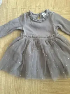 H&M チュール付き ワンピース 74cm