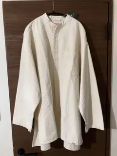 HINSON」 長袖シャツ L ベージュ メンズ