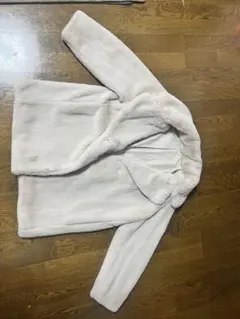 ダブルブレスト ヴィーガンファーコート Mサイズ