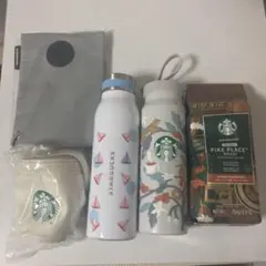 Starbucksグッズセット ボトル2本・コーヒー・ポーチなど 新品未使用