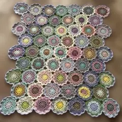 ハンドメイド　ブランケット・マルチカバー