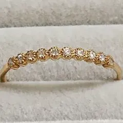 最終お値下げ　アガット フリルリング 美品　K10 8号 YG 2025年最新agete フリル リングの人気アイテム - メルカリ