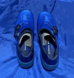 Adidas サイクリングシューズ ロードバイク 27cm blue lug - メルカリ
