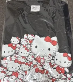 伊藤潤二×サンリオキャラクターズ ラギットTシャツ ギャル富江×ハローキティ L