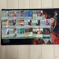 ワンピースカード 世界最強の戦士 緑 R以下 4コン リーダー シャンクス