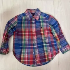 Ralph Lauren 長袖チェックシャツ 3/3T