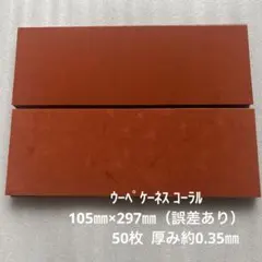 ウーペケーネス コーラル 105㎜×297㎜ 50枚
