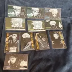 呪術廻戦 呪術廻戦展 クリアカード 五条 脹相 夏油 直哉鹿紫雲 狗巻