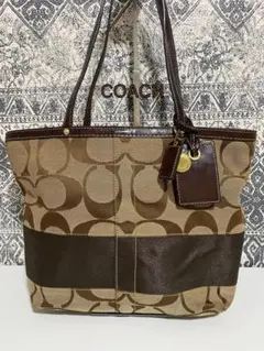 【良品】COACH コーチ 10124 トートバッグ ショルダーバッグ 肩掛け