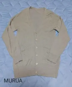 MURUAムルーア シンプルカーディガン