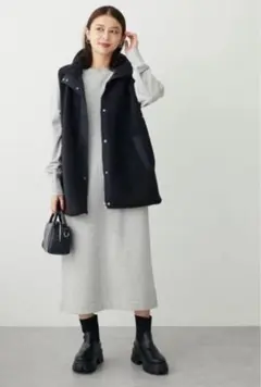 ボアベスト フリースジャケット