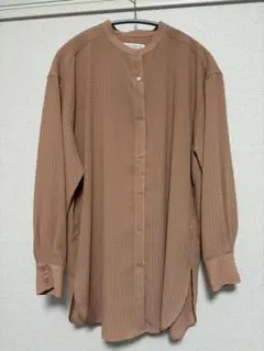 【未使用】UNITED ARROWS ノーカラーブラウス