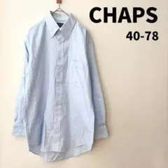 CHAPS ワイシャツ 40-78 ライトブルー メンズ シンプルのサムネイル