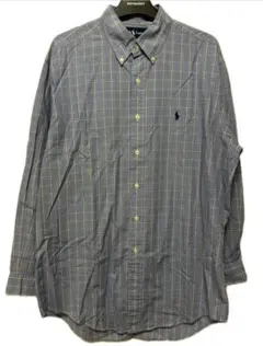 90's Ralph Lauren YARMOUTH 長袖 ボタンダウンシャツ