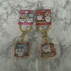 ちいかわ　ダイカットキーホルダー　大阪限定　温泉地限定　ハチワレ