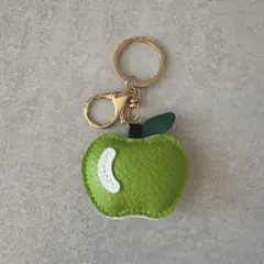 青リンゴ　キーホルダー　チャーム