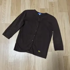 T418 バーバリー　ブルーレーベル　カーディガン　38