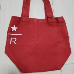 スターバックスコーヒーリザーブトートスモールレッド　STARBUCKS