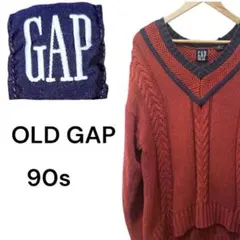 オールドギャップ　90s ケーブルニット　archive old gap y2kのサムネイル