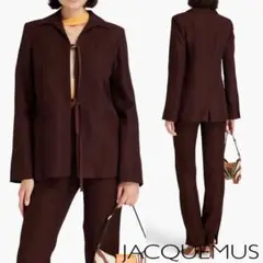 jacquemus ジャックムス　テーラード ノーカラージャケット　サイズ48 jacquemus ジャックムス テーラード ノーカラージャケット