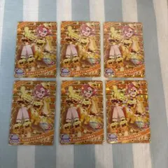 ひみつのアイプリ　ポムポムプリンなかよし　おとめ　6枚セット