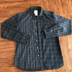 three stones throw長袖チェックシャツ L