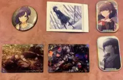 プロセカ　朝比奈まふゆ　缶バッチ、パシャこれ、ウエハースセット