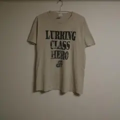 90s LURKING CLASS HERO ロゴプリント Tシャツ ベージュ