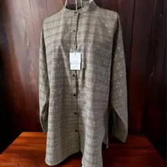 未使用 ナイスクラップ　レディース　長袖チェック柄シャツ