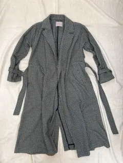 ビームスライツ　ロングコート　ガンクラブチェック柄　1回着用のみ　38サイズ