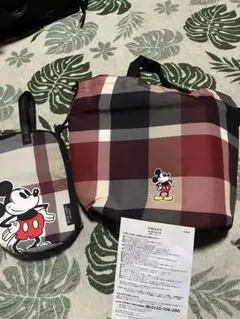 ミッキーマウス 保冷バッグ&ペットボトルホルダー