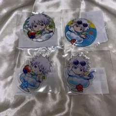 呪術廻戦　懐玉　まるくじ　ちゃぽん　五条悟　缶バッジ　アクリルキーホルダー