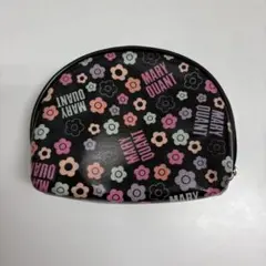 MARY QUANT フラワーポーチ ブラック