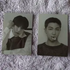 BTS MONOCHROME Jung Kook RM タレントカードセット